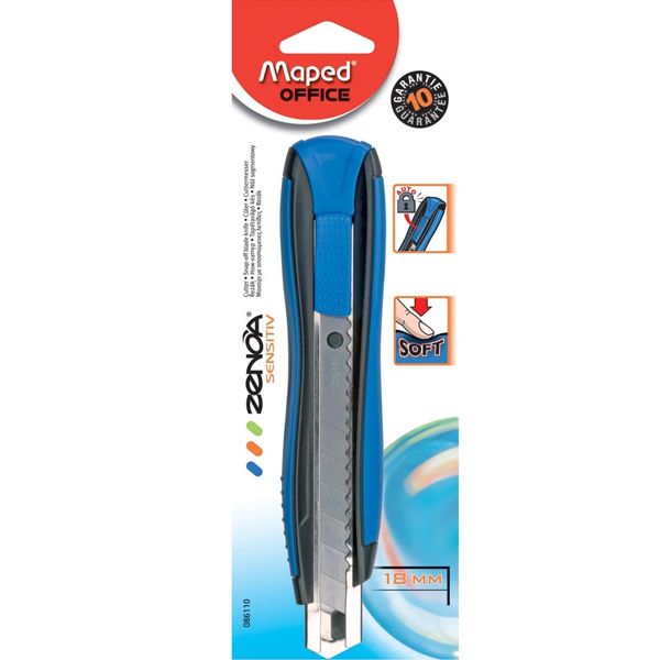 Craft Knife/Snap-Off Blade Knife Zenoa - (Maped) - 18mm