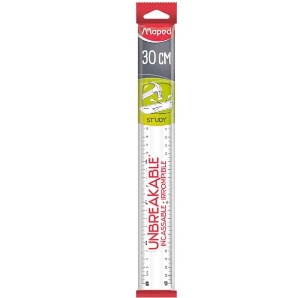 Rulers - 30cm Unbreakable Ruler - (Maped)
