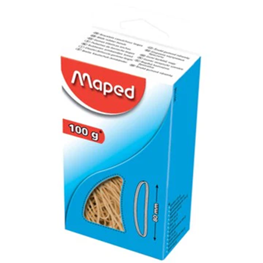 Rubber Bands - Box of Elastic Bands - (Maped) - 80mm
