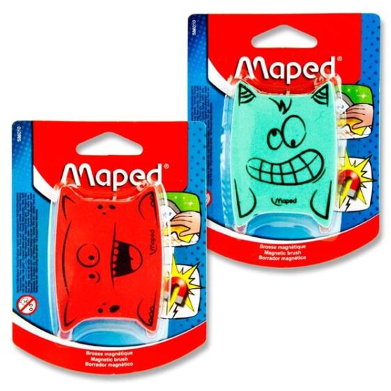 Whiteboard Erasers/Dusters - Magnetic Funny Faces - (Maped)