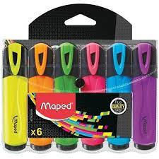 Highlighters - Pack x6 (Maped)