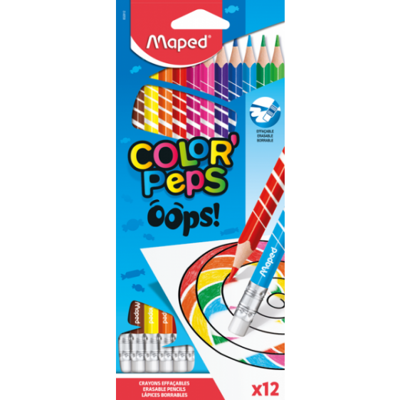 Colouring Pencils - Erasable - (Maped)