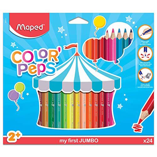 Colouring Pencils - Jumbo - (Maped) - x 24 Pencils