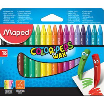 Crayons - Wax Crayons - (Maped) - x 18 Crayons