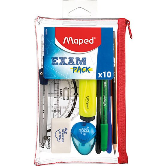 Pencil Cases - Exam Pack Pocket - (Maped)