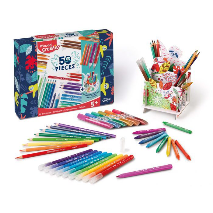 Colouring Set 50 Pieces - (Maped)