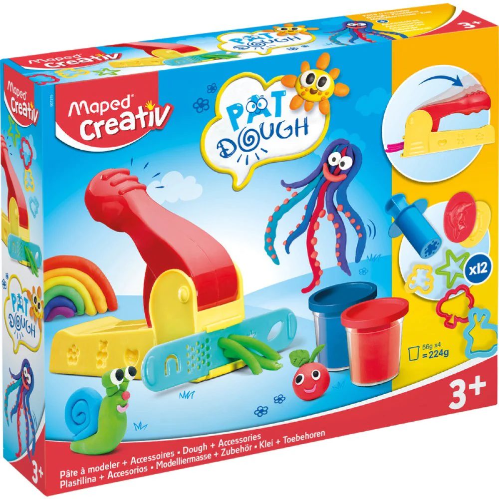Clay - Modelling Clay Set With Fun Accessories - (Maped)
