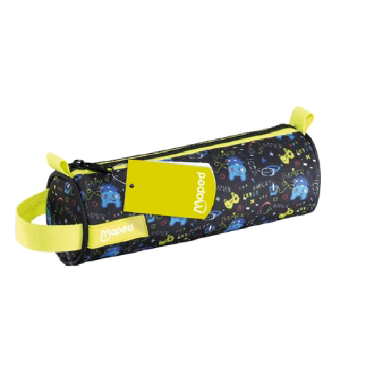 Pencil Cases - 1 Zip Cylinder Gamer Pocket - (Maped)