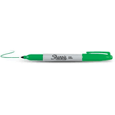 Markers - Fine Point Permanent Markers - (Sharpie) - Dark Green