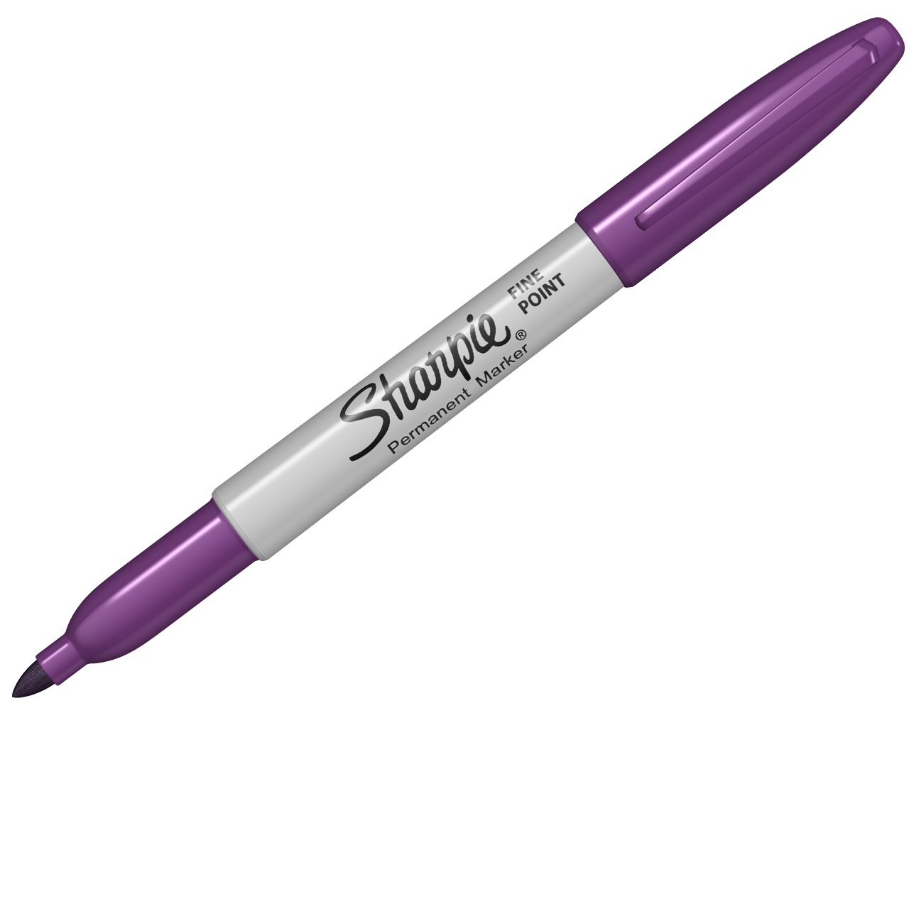 Markers - Fine Point Permanent Markers - (Sharpie) - Purple