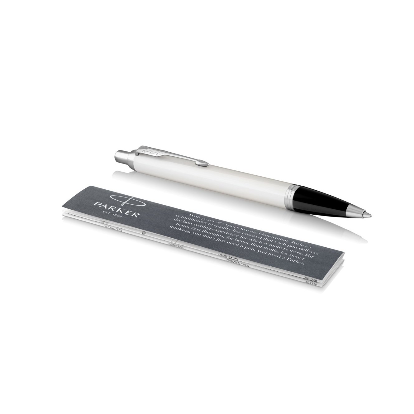 Pens - White Black Silver I - (Parker)