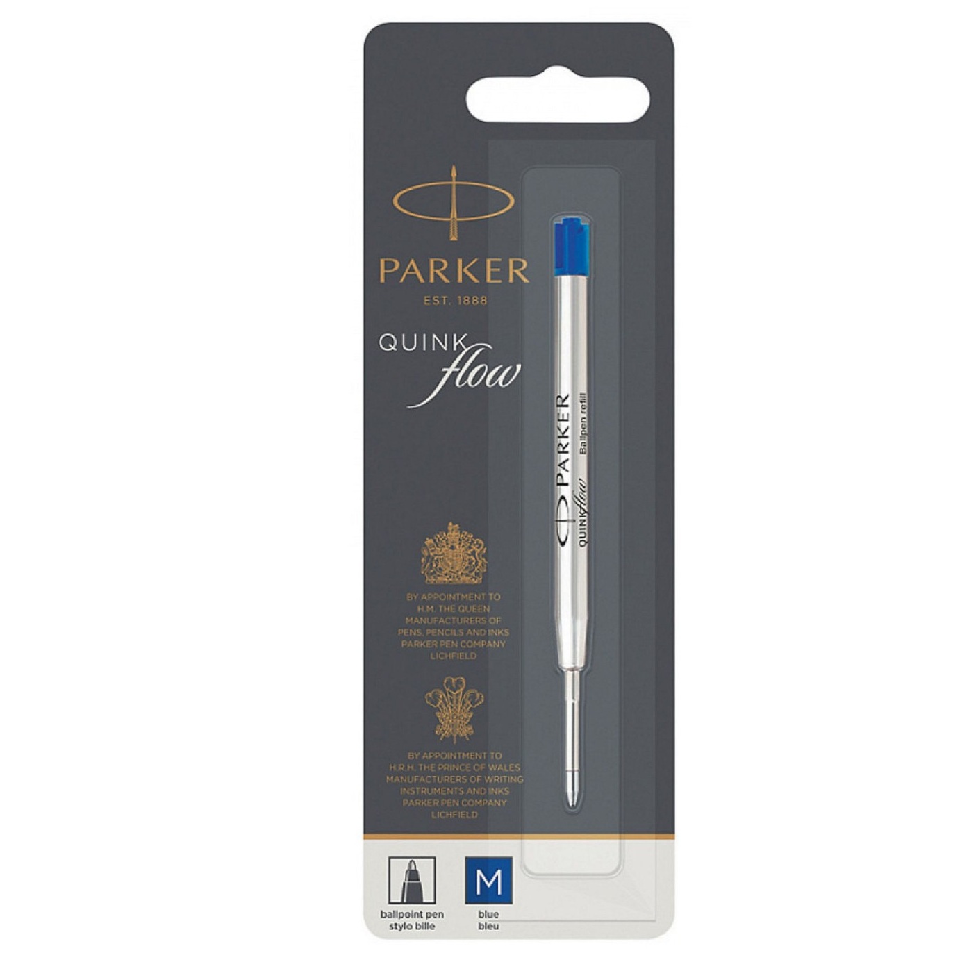 Pens - Ballpoint Refill - (Parker) - Blue (M)