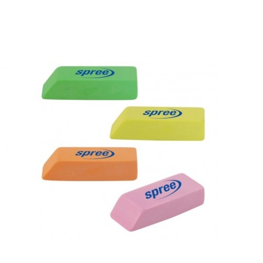 Erasers - Small Neon Erasers - (Spree)