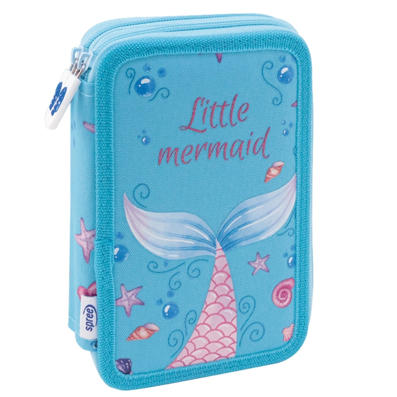 Pencil Cases - Little Mermaid Filled Double Decker - (Spree)