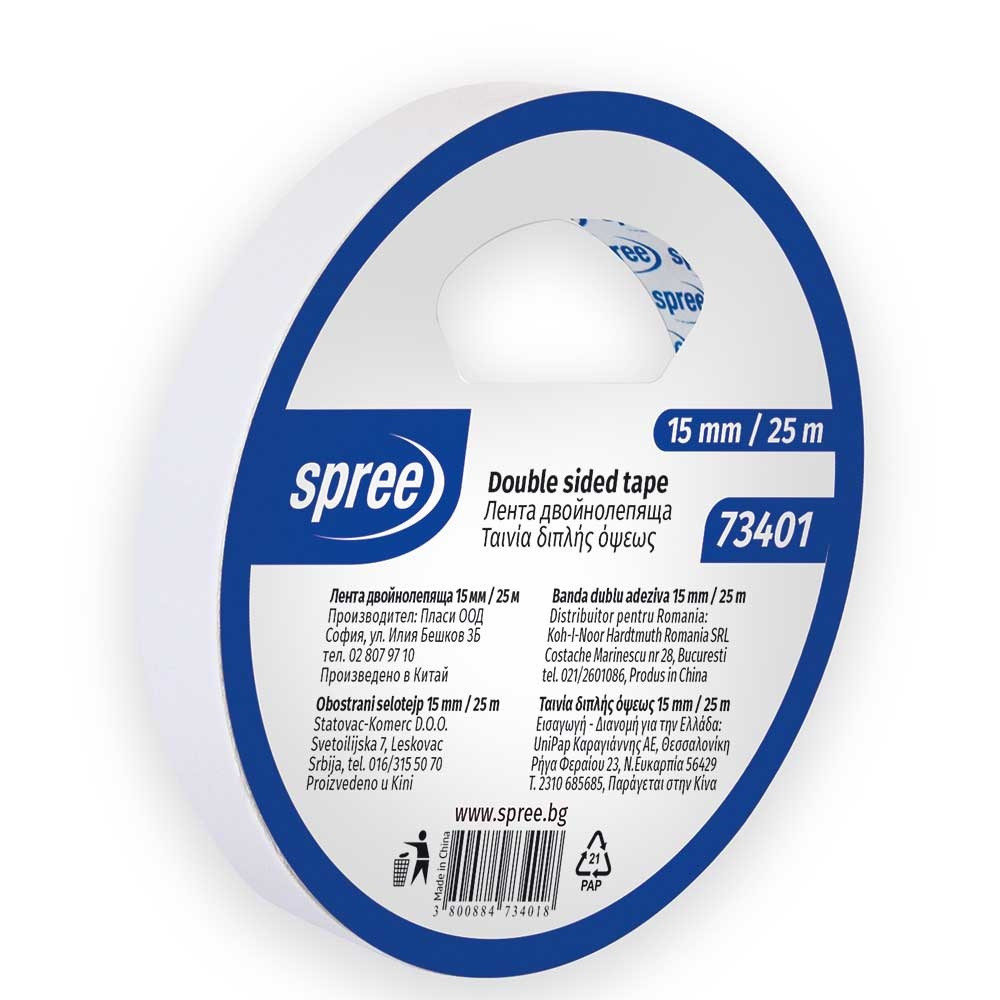 Tape - Double Sided Tape 15mm - (Spree)