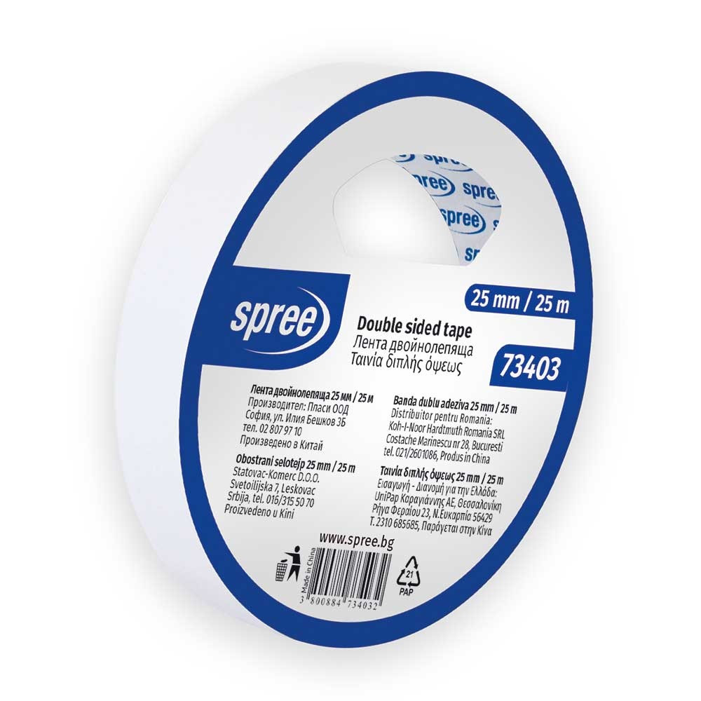 Tape - Double Sided Tape 25mm - (Spree)