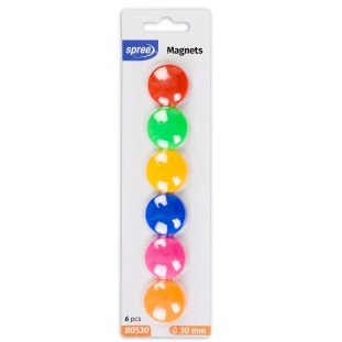Magnets - Set of 6 Magnets - (Spree)