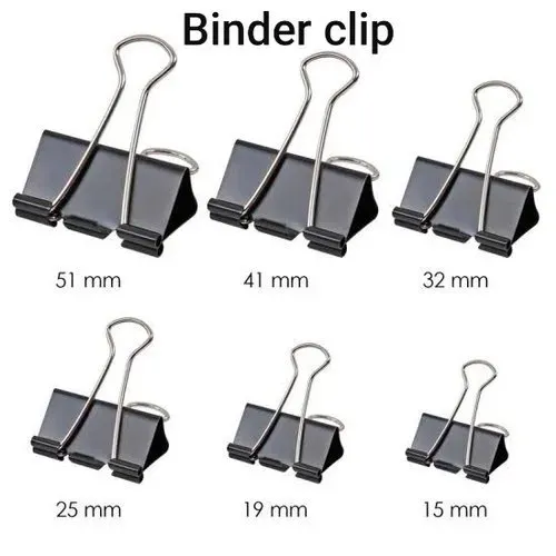 Clips - Individual Binder Clips - (Spree) - 19mm