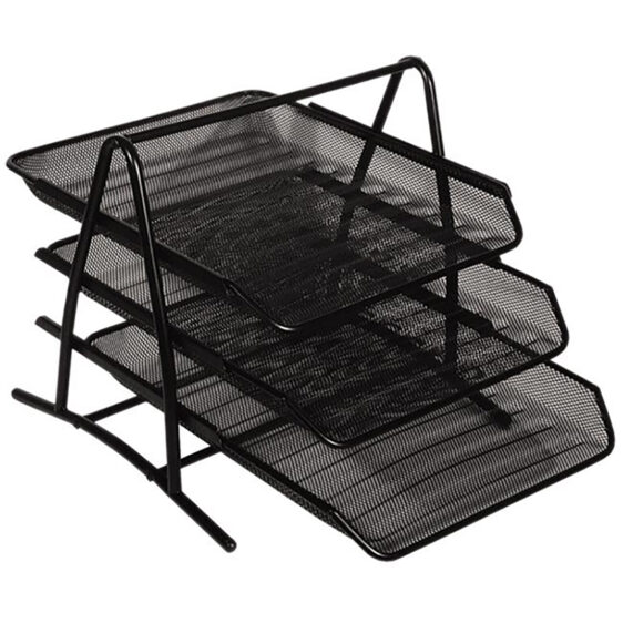 Paper Trays - Three Tiered Document Tray - (Spree)