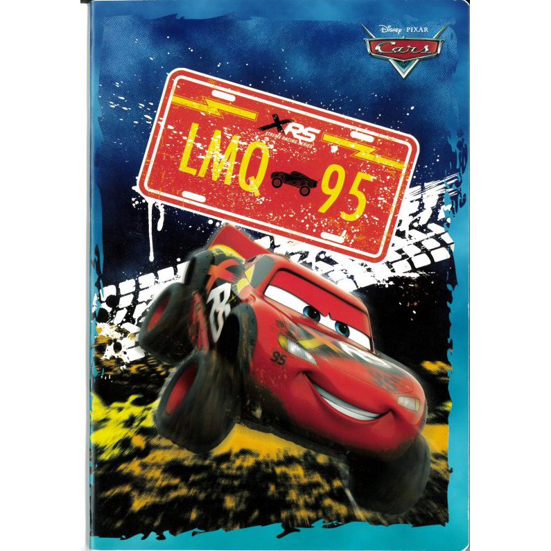 Notebooks - A4 Disney Cars Notebook - (Spree)