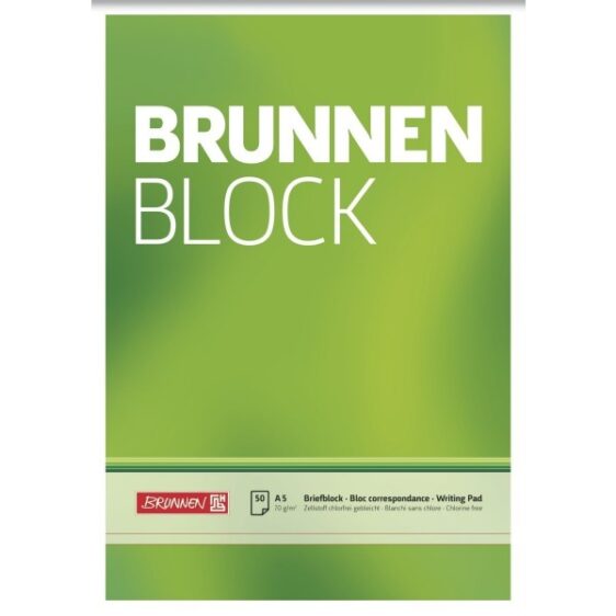 Writing Pad - A5 - (Brunnen Block)