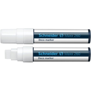 Chalk - White Thick Liquid Chalk Marker / Deco Marker - (Schneider)