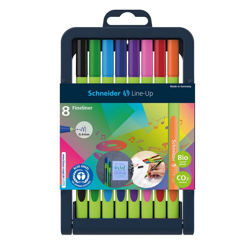 Pens - Line Up Fineliner Sets - (Schneider) - Pack of 8