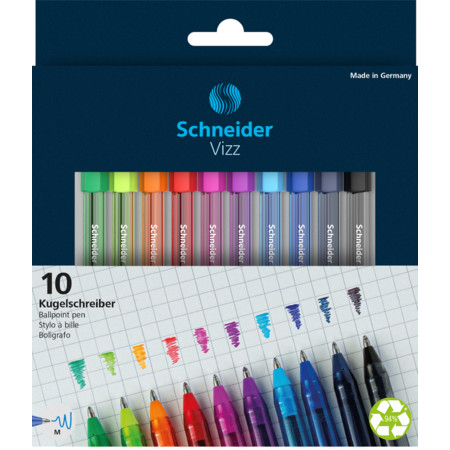 Pens - Vizz M Multipack Box Ballpoint Pens - (Schneider)