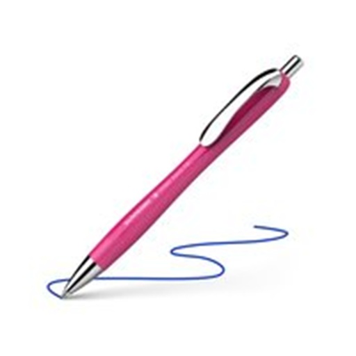 Pens - Slider Rave Power Pink Refill Slider Blue - (Schneider)