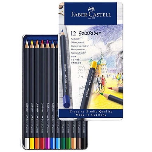 Colouring Pencils - Goldfaber Colouring Pencils By 12 - (Faber Castell)