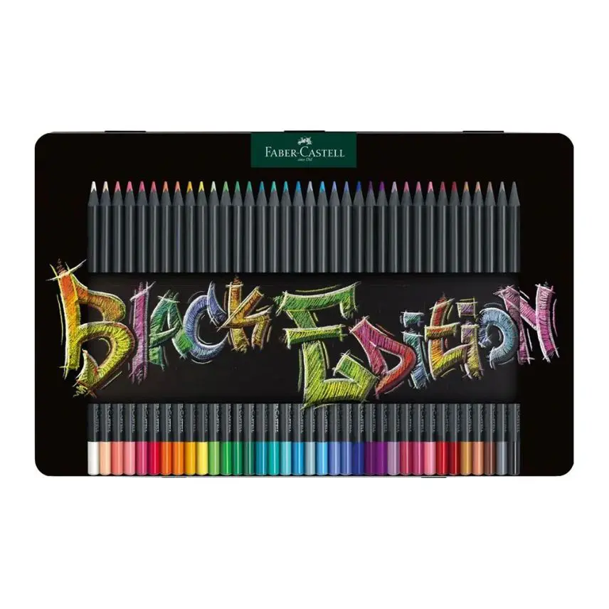 Colouring Pencils - Colouring Pencils By 36 Black Edition - (Faber Castell)