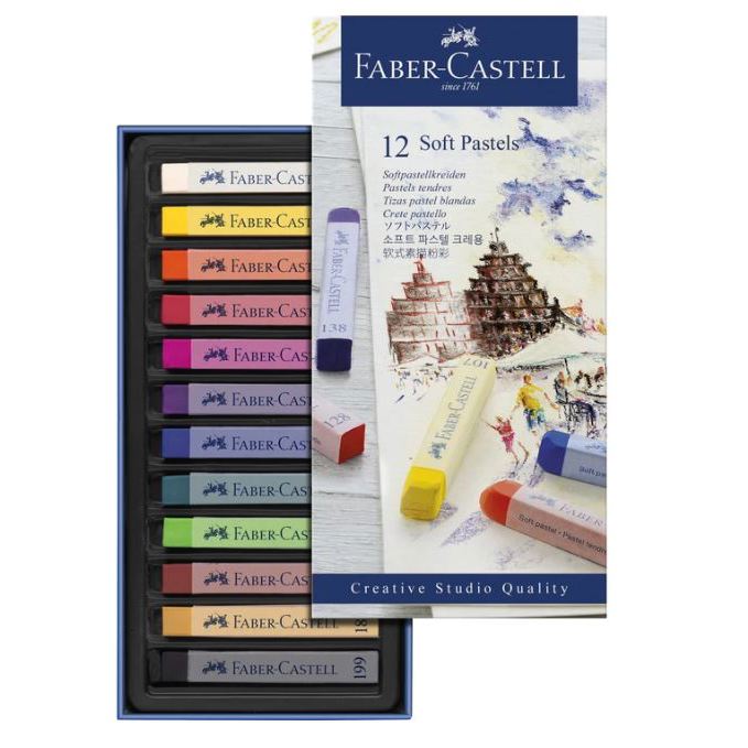 Paint - Soft Pastels - (Faber Castell) - Pack of 12