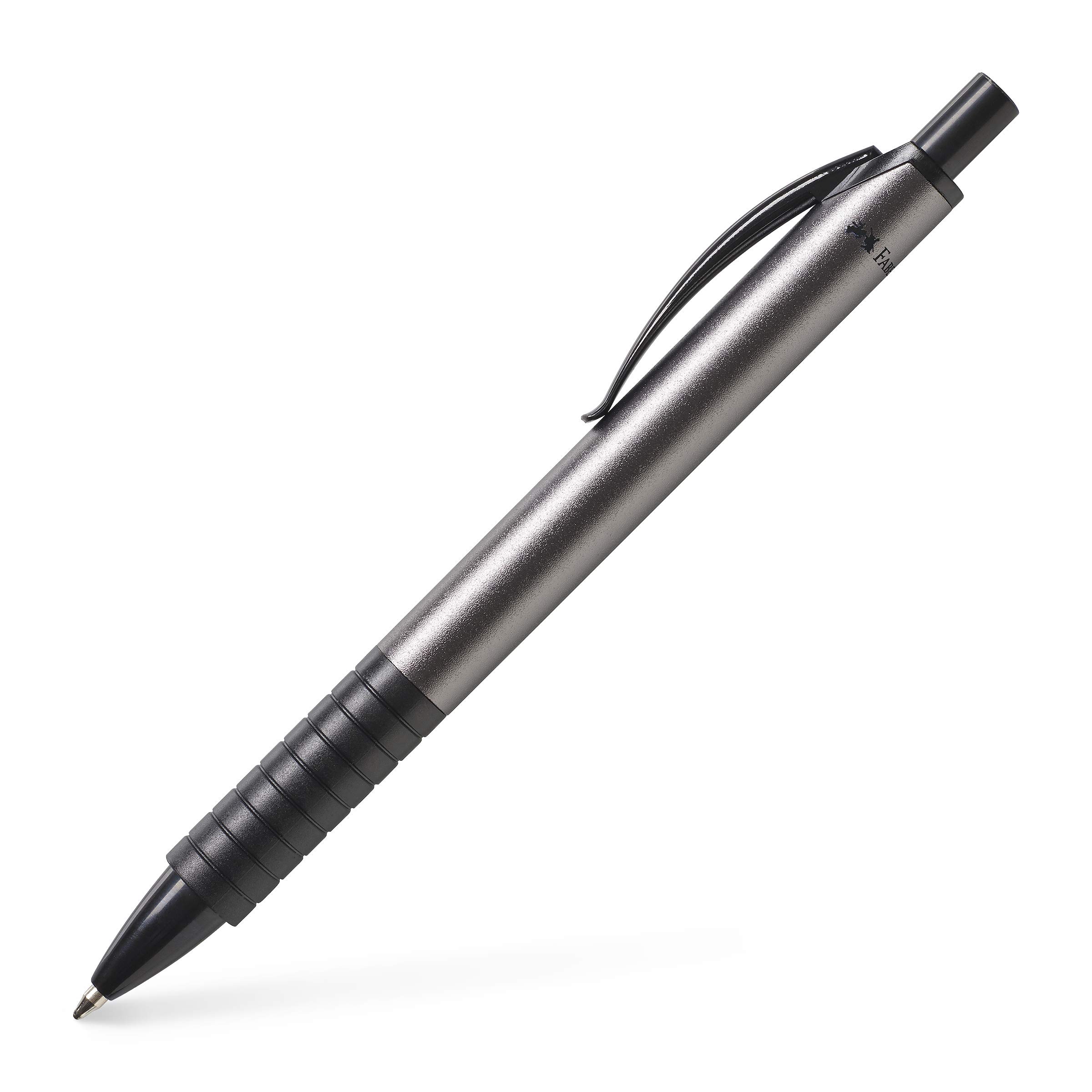Pens - Ballpoint Pen Basic M 143499 - (Faber Castell) - Dark Grey