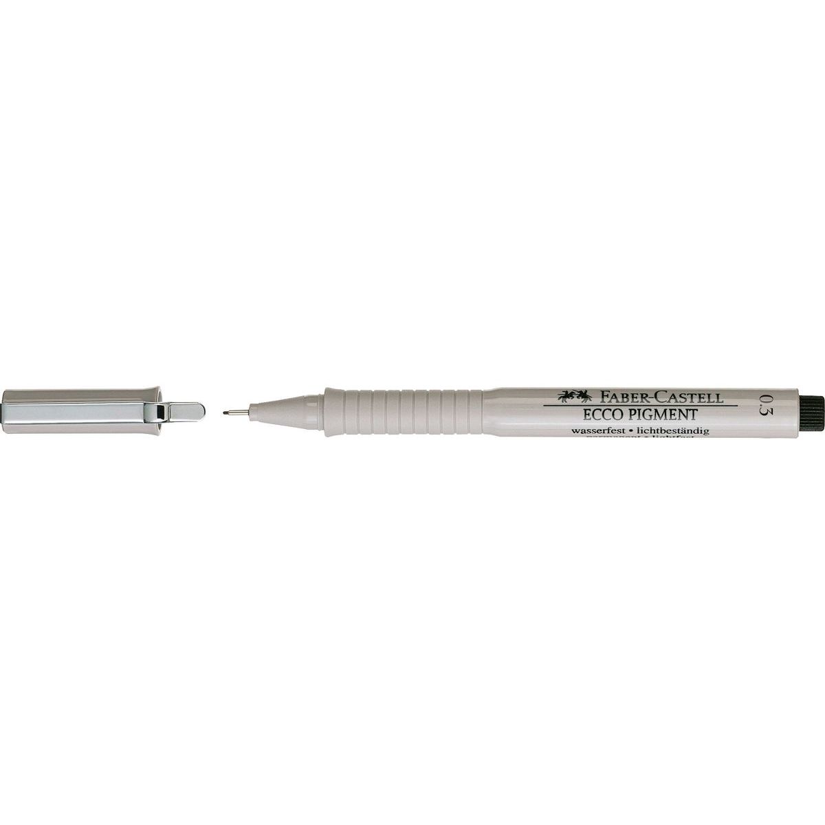 Pens - Ecco Pigment Fineliners - (Faber Castell) - 0.3
