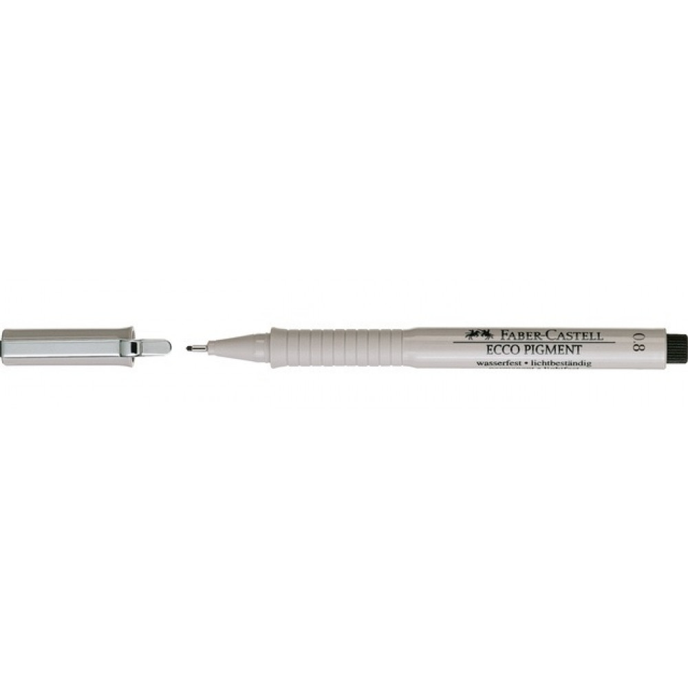 Pens - Ecco Pigment Fineliners - (Faber Castell) - 0.8