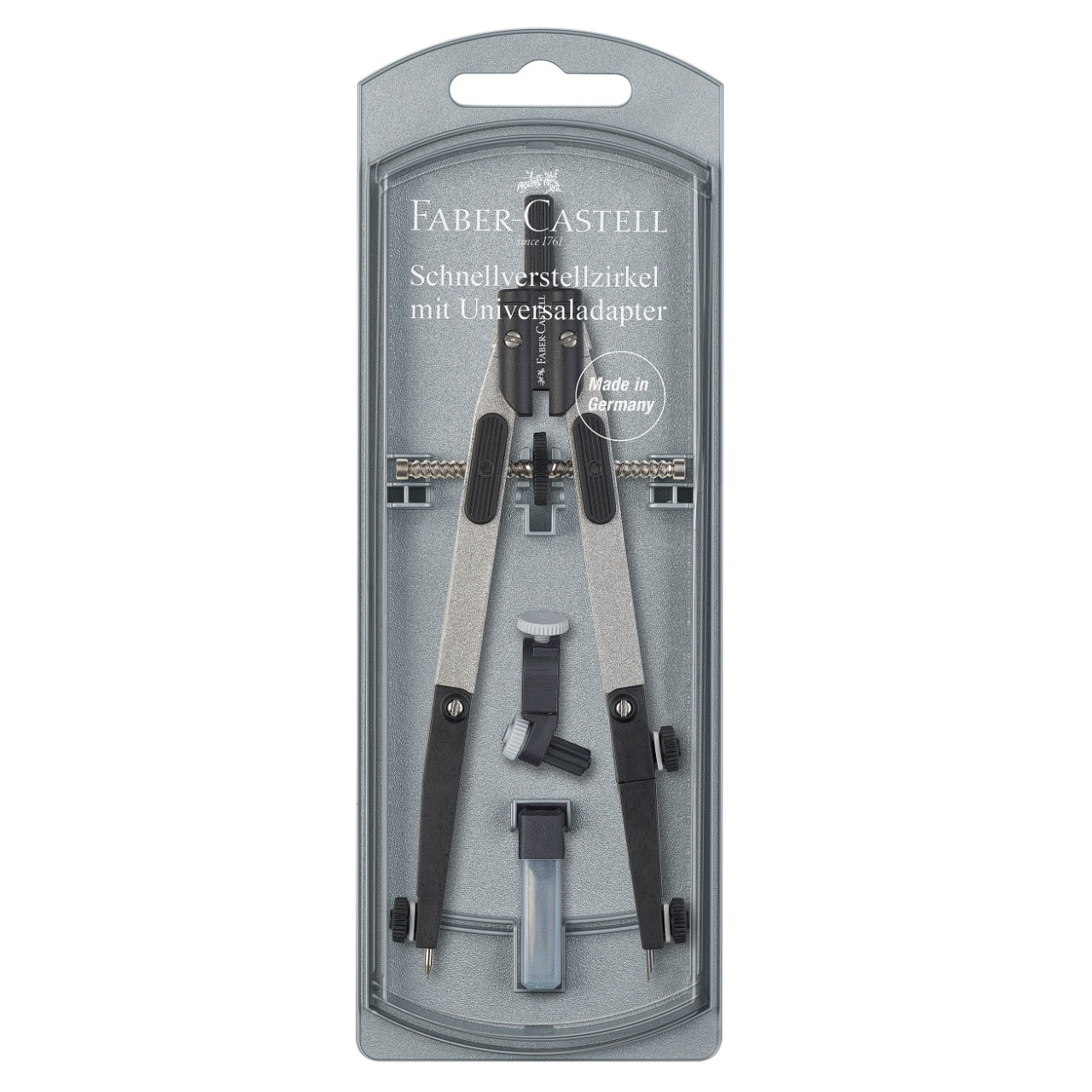 Geometry - Quality Compass with Universal Adapter - (Faber Castell)