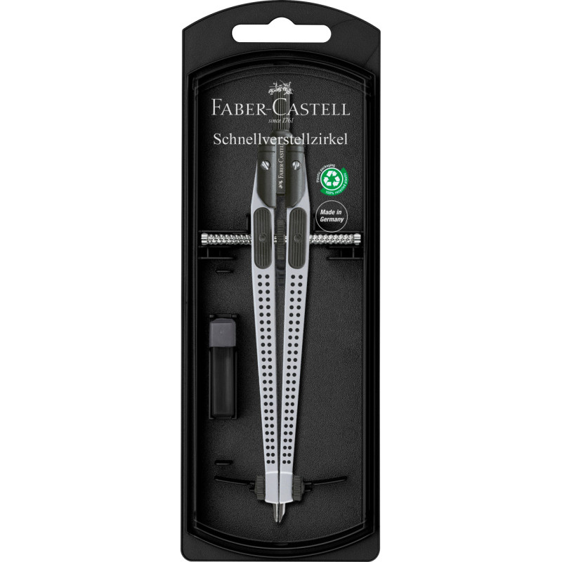 Geometry - Quality Compass with Quick-Set Mechanism - (Faber Castell)