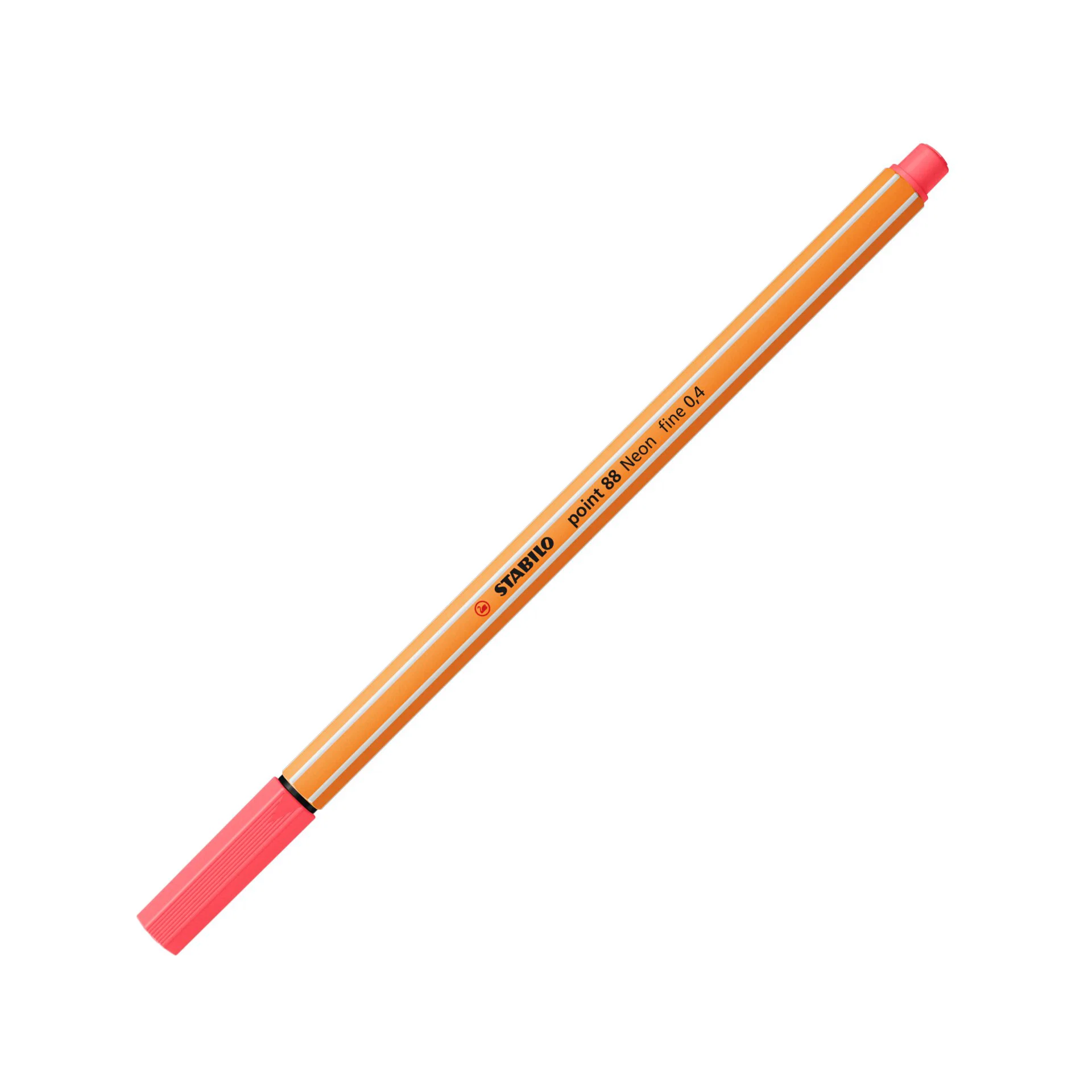 Pens - Neon Red Fineliner Pen - (Stabilo)