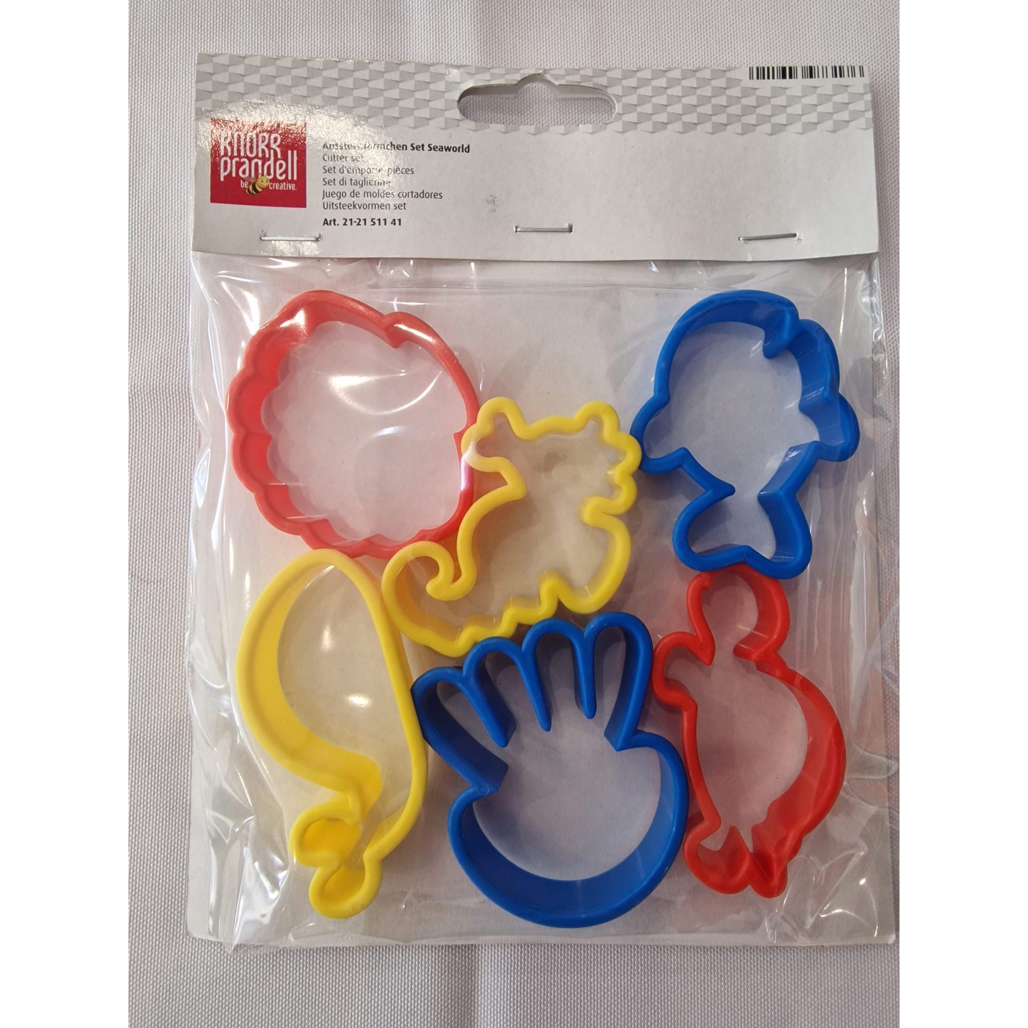 Modelling shapes cutters - Plastic Modelling Shapes - (Knorr Prandell) - Sea Animals