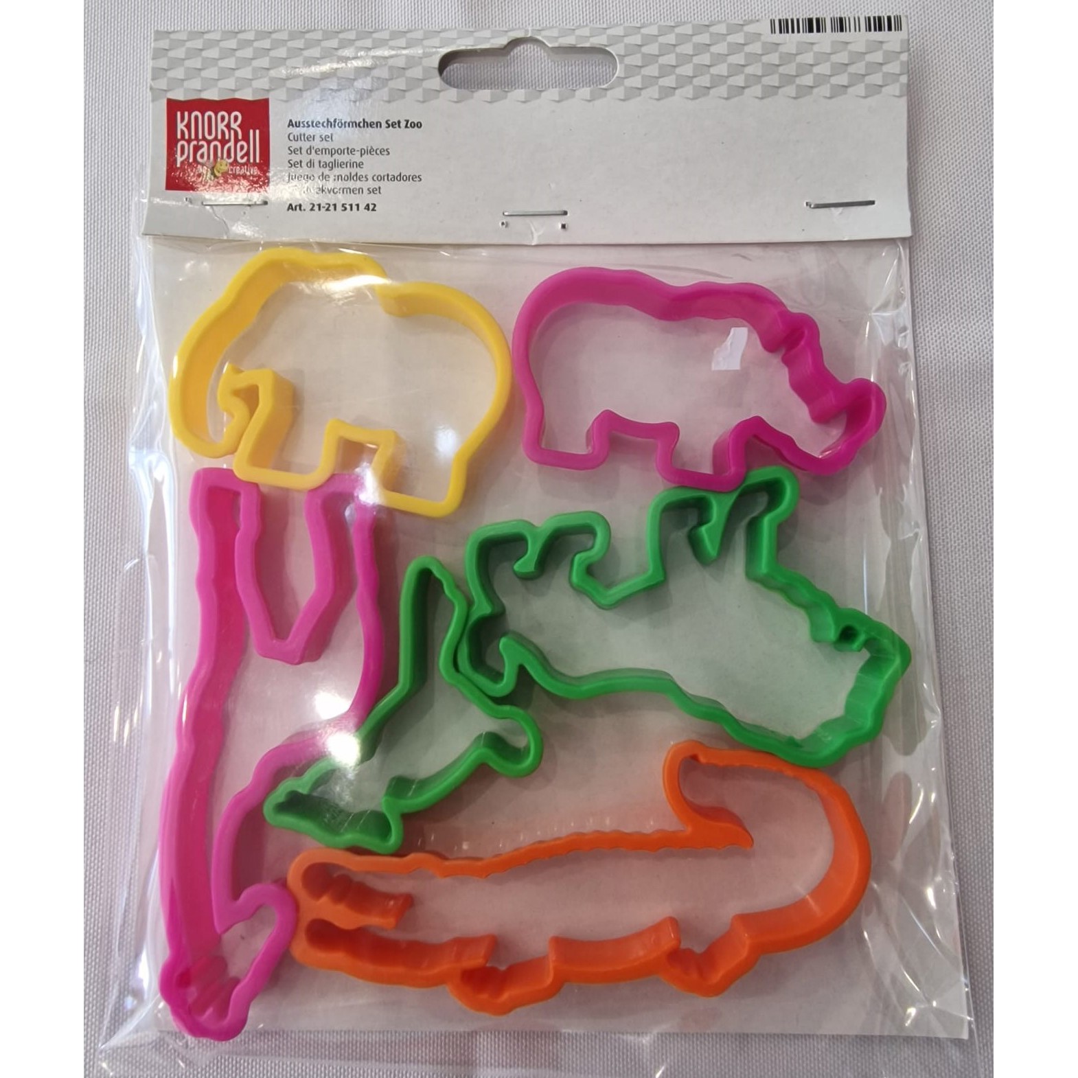 Modelling shapes cutters - Plastic Modelling Shapes - (Knorr Prandell) - Animals