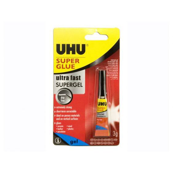 Glue - Super Glue Gel 3g - (UHU)