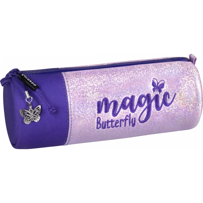 Pencil Cases - Cylinder Butterfly Pencil Case - (Brunnen)