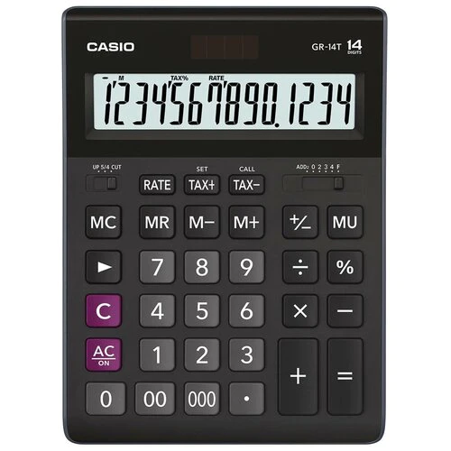 Calculators - 14-digit Calculator GR-14T - (Casio)