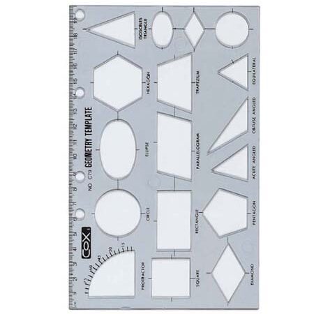 Stencils - Geometry Template - (Cox)