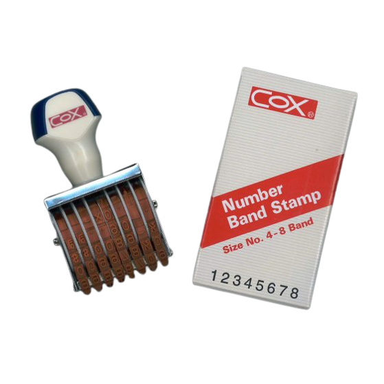 Stamp - Number Band Stamp - (Cox)