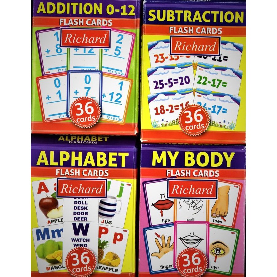 Richard - Flash Cards - Subtraction