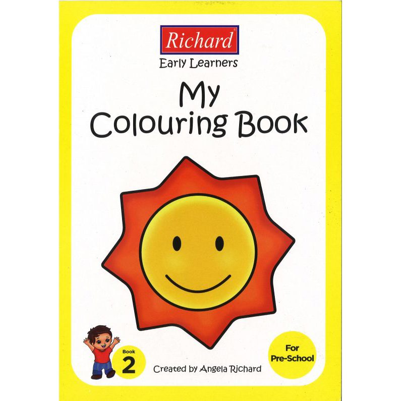 Colouring Books - Early Learners Colouring Book - (Richard) - My Colouring Book Book 2