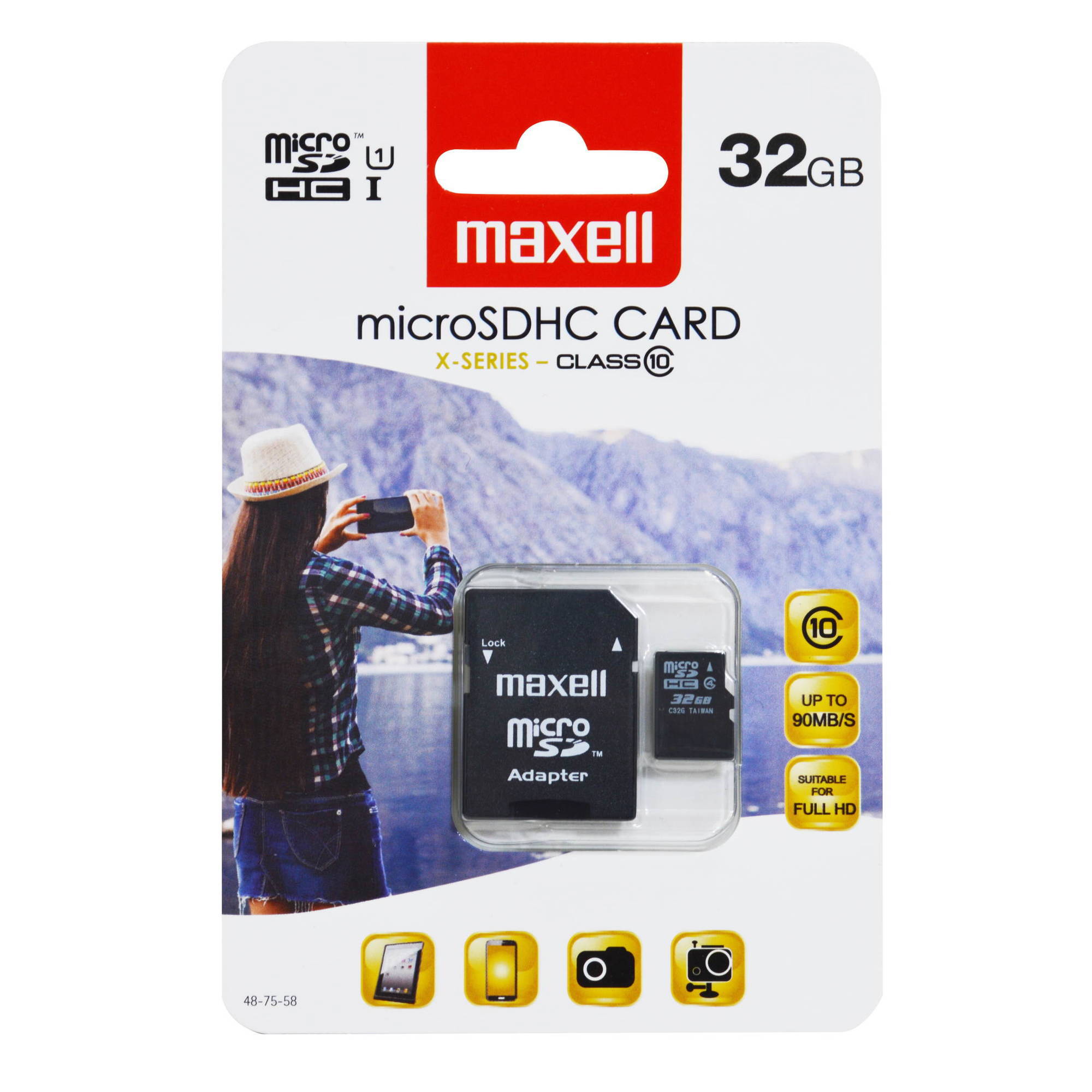SD Cards with Adapter Included – (Maxell) - 32GB