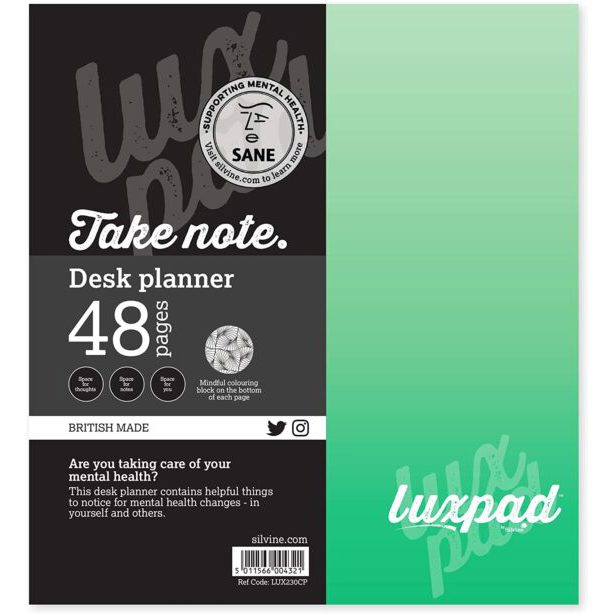 Take Note. Deskpad Planner - (Silvine)