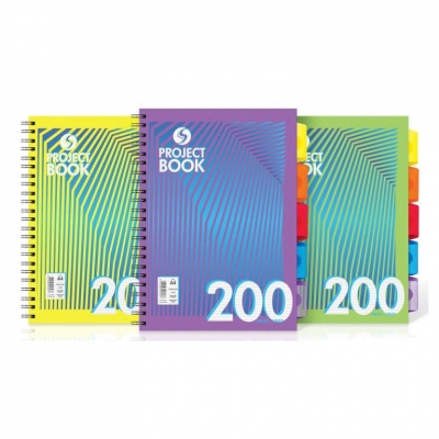 Refill Pad - A4 Wired with 5 dividers - (Silvine)